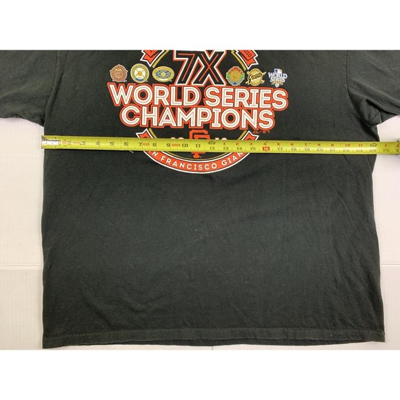 San Francisco Giants 2012 World Series Champions T Shirt 2XL Majestic Black - Picture 5 of 6